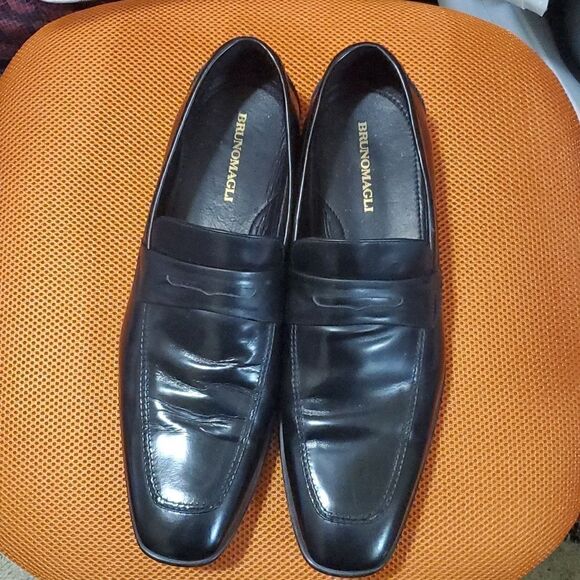‎BRUNO MAGLI Black Leather Loafers - Size 14 main image 9